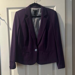 Lane Bryant Deep Purple Blazer